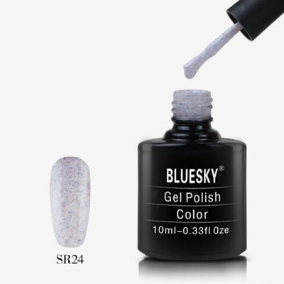 

Blue Sky Sr24 UvLed Granulated Soak Off Manicure Gel Nail Polish White