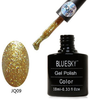 Blue Sky UvLed Gel Nail Polish Number Jq09 Gold
