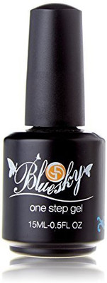 

Blue Sky One Step UvLed Gel Nail Polish Mint Icing White