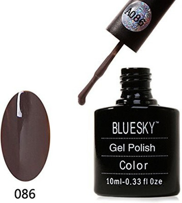 

Blue Sky A086 Aaaa Range Soak Off Gel Nail Polish Dark Grey Grey