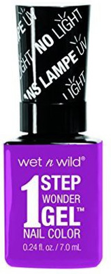 

Wet n Wild Bye Feluschia 1�Step Wonder Gel Nail Color Nail Enamel� Purple