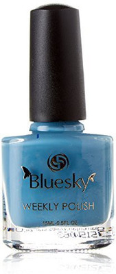 

Blue Sky One Week Number 71 7 Day Air Dry Nail Polish Cerulian Sea Blue