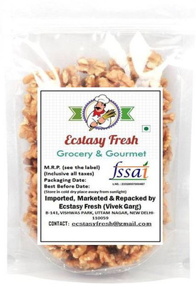

Ecstasy Fresh 100% Premium quality Walnuts (akhrot) giri Walnuts(100 g, Pouch)