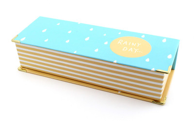 

SHERAGO White Drops White Drops Art Canvas Pencil Box(Set of 1, Multicolor)