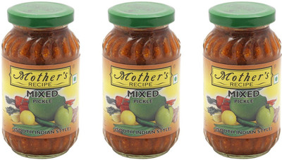 

Mother's Recipe ( South Indian Style ) Pack of 3 Mixed Pickle(300 g, Pack of3)
