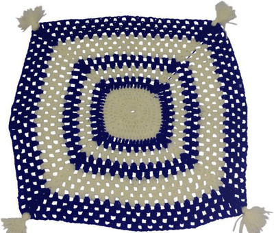 DP_CRAFT Stylish Maroon-White Kiroshiya Knitted Thaal Posh Wool Pooja & Thali Set(Multicolor) 1