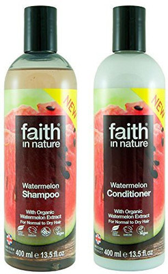 

Faith In Nature watermelon shampoo and conditioner duo(400 ml)