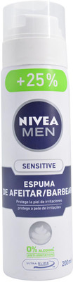 Nivea Men Sensitive Shaving Foam - 200ml+50ml(250 ml)