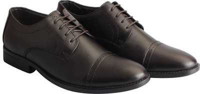 

FAUSTO Premium Leather Lace Up For Men(Brown