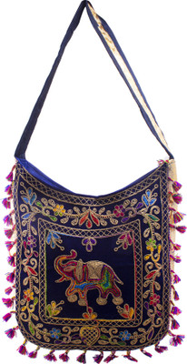 

Stylo Villa Women Blue, Pink Jute Sling Bag