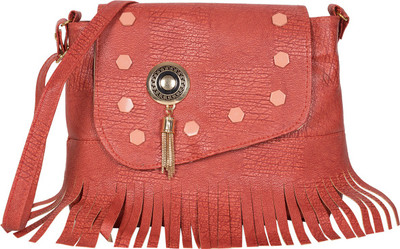 

Adine Girls Maroon Leatherette Sling Bag