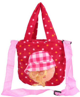 

Aliado Boys & Girls Red Silk Sling Bag