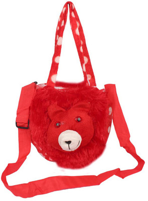 

Aliado Boys & Girls Red Silk Sling Bag