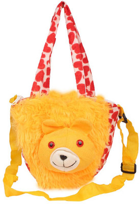 Aliado Boys & Girls Yellow Silk Sling Bag