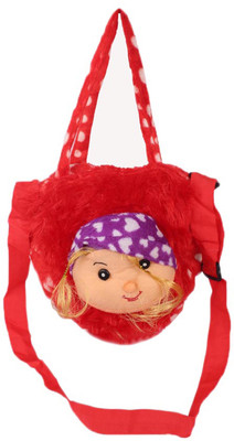 

Aliado Boys & Girls Red Silk Sling Bag