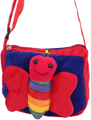 

Aliado Boys & Girls Pink Silk Sling Bag