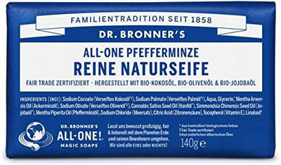 

Dr Bronner Peppermint PureCastile Bar Soap(140 g)