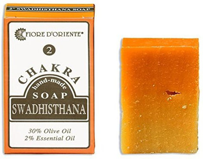 

Fiore DOriente Chakra Swadisthana Handmade Soap Bar Orange(70 g)