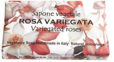 

Florinda Sapone Vegetale Soap Variegated Roses(100 g)