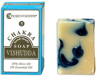 

Fiore DOriente Chakra Vishudda Handmade Soap Bar Blue(70 g)