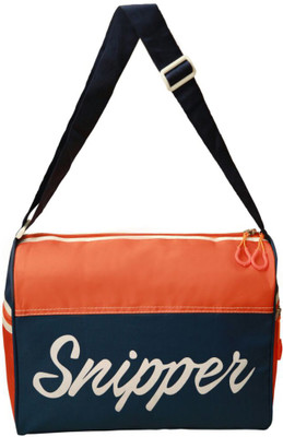 

Snipper Stylish Gym Bag(Orange, Kit Bag), Blue;orange