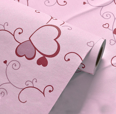 

WolTop  PVC Wallpaper Sticker(Pack of 1, Pink