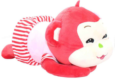 

Healing Crystals India Soft Plus Stuffed Animal Cartoon ToysFor Kids(Boys-Girls) Birthday Gift Baby Showers Home Decoration (Monakey-30cm L, 200 W) - 12 cm(Multicolor)