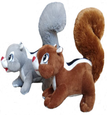 

Speoma Squirrel Animal Soft toy COMBO - 25 cm(Multicolor)