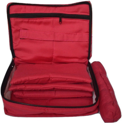 

NavRup Handworks Cosmetic Pouch(Red)