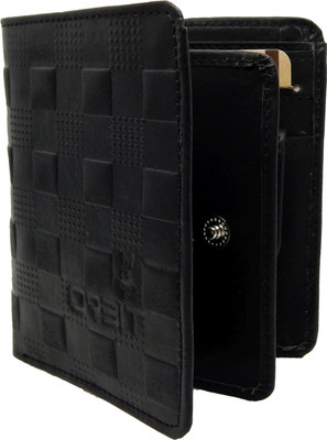 

Orbit Men Black Genuine Leather Wallet(8 Card Slots)