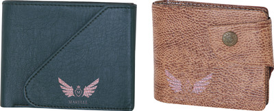 

Martell Men Brown Artificial Leather Wallet(4 Card Slots), Green