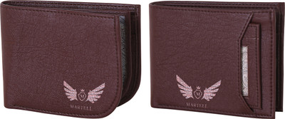 

Martell Men Brown Artificial Leather Wallet(4 Card Slots)