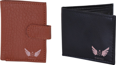 

Martell Men Black Artificial Leather Wallet(6 Card Slots), Brown
