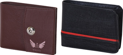 

Martell Men Black Artificial Leather Wallet(4 Card Slots), Brown