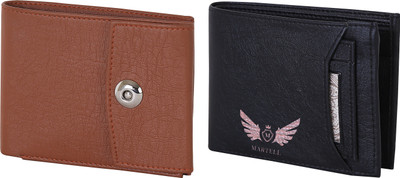 

Martell Men Black Artificial Leather Wallet(4 Card Slots), Brown