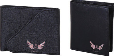 

Martell Men Black Artificial Leather Wallet(4 Card Slots)