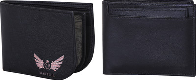 

Martell Men Black Artificial Leather Wallet(4 Card Slots)