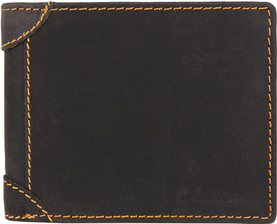 

OAISARA Men Black Genuine Leather Wallet(3 Card Slots)