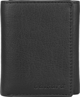 

OAISARA Men Black Genuine Leather Wallet(3 Card Slots)