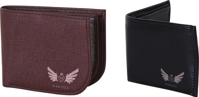

Martell Men Black Artificial Leather Wallet(4 Card Slots), Brown