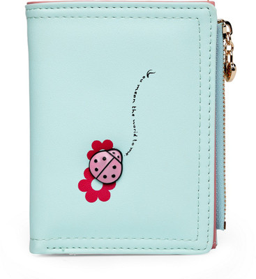 

Popmode Women Casual Blue Artificial Leather Wallet(7 Card Slots)