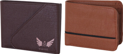 

Martell Men Brown Artificial Leather Wallet(4 Card Slots)