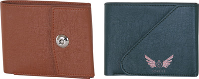 

Martell Men Green Artificial Leather Wallet(4 Card Slots), Brown