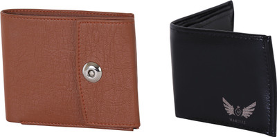 

Martell Men Black Artificial Leather Wallet(4 Card Slots), Brown