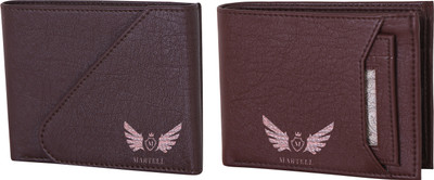 

Martell Men Brown Artificial Leather Wallet(4 Card Slots)