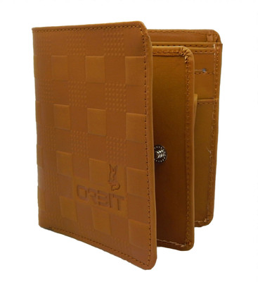 

Orbit Men Yellow Genuine Leather Wallet(8 Card Slots)
