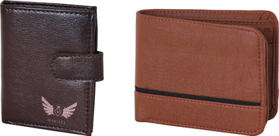 

Martell Men Brown Artificial Leather Wallet(6 Card Slots)
