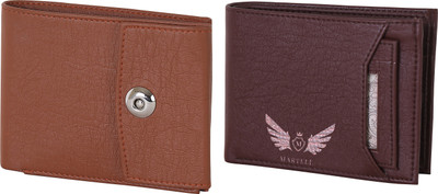 

Martell Men Brown Artificial Leather Wallet(4 Card Slots)