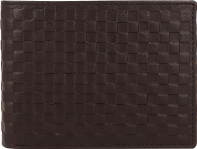 

OAISARA Men Brown Genuine Leather Wallet(3 Card Slots)