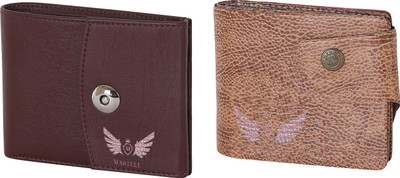 

Martell Men Brown Artificial Leather Wallet(4 Card Slots)
